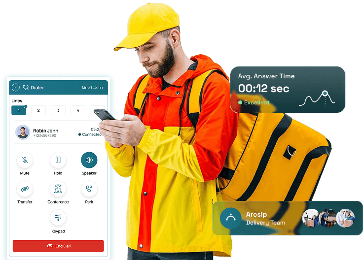 Run logistics calls on a platform built for speed.