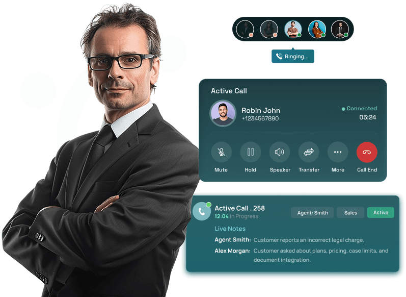 Run legal calls on a platform built for context.