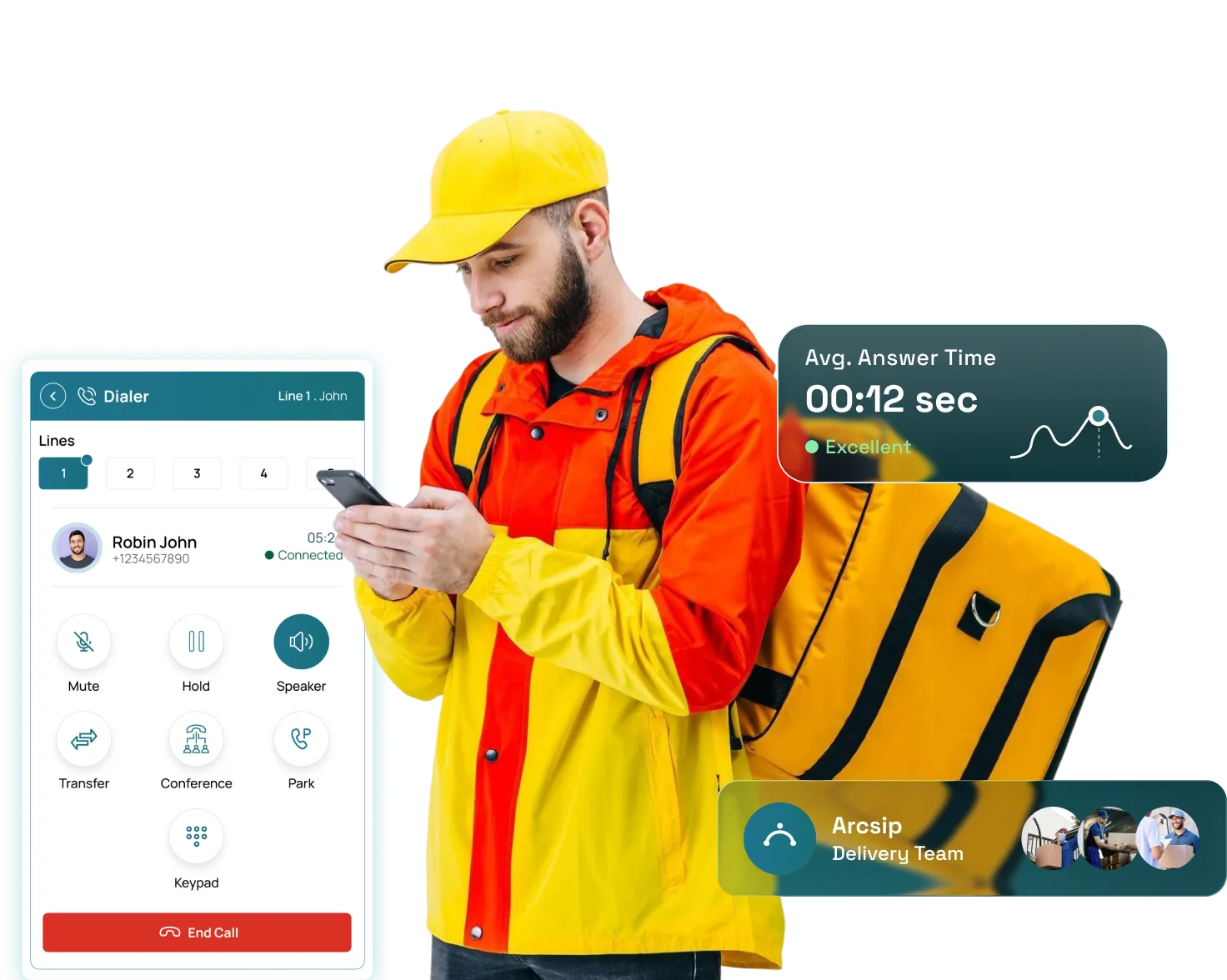 Run logistics calls on a platform built for speed.