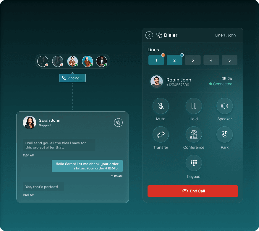 Everything a remote team needs to take calls.
